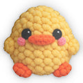 Cute Crochet Chick Pillow — Plush Custom Shaped Throw Pillow