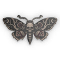 Skull Moth Shaped Pillow — Gothic Decorative Cushion