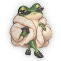 Luxury Frog Shaped Pillow — Funny Plush Animal Decorative Cushion
