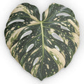 Thai Constellation Monstera Leaf Shaped Pillow — Tropical Plant Cushion