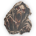 Horror Monster Pillow — Custom Shaped Creepy Red-Eyed Demon Throw