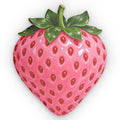 Strawberry-Shaped Decorative Pillow — Cute Fruit Throw Cushion for Kids & Home Decor