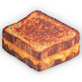 Grilled Cheese Shaped Pillow — Realistic Cheese Sandwich Plush