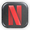 Streaming Logo Pillow — Custom Shaped Red Icon Throw Pillow