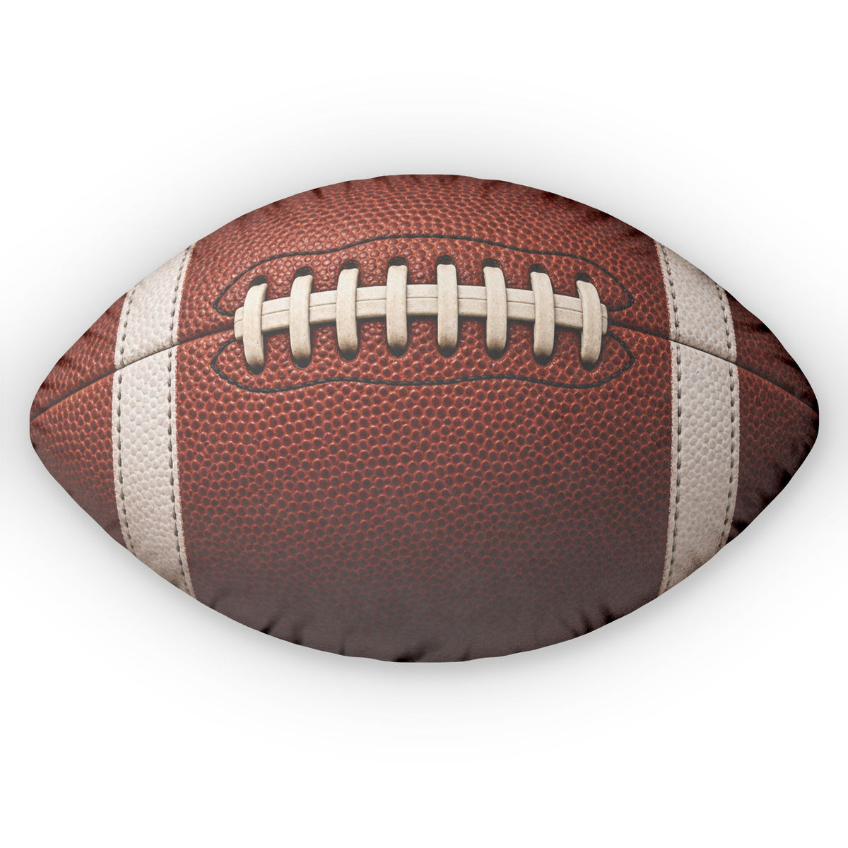 Football Shaped Pillow — Custom Sports Throw Pillow