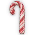 Candy Cane Shaped Pillow — Festive Christmas Holiday Decor