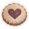 Cookie Heart Pillow — Jam-Filled Biscuit Shaped Throw Pillow