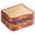 Peanut Butter & Jelly Sandwich Shaped Pillow