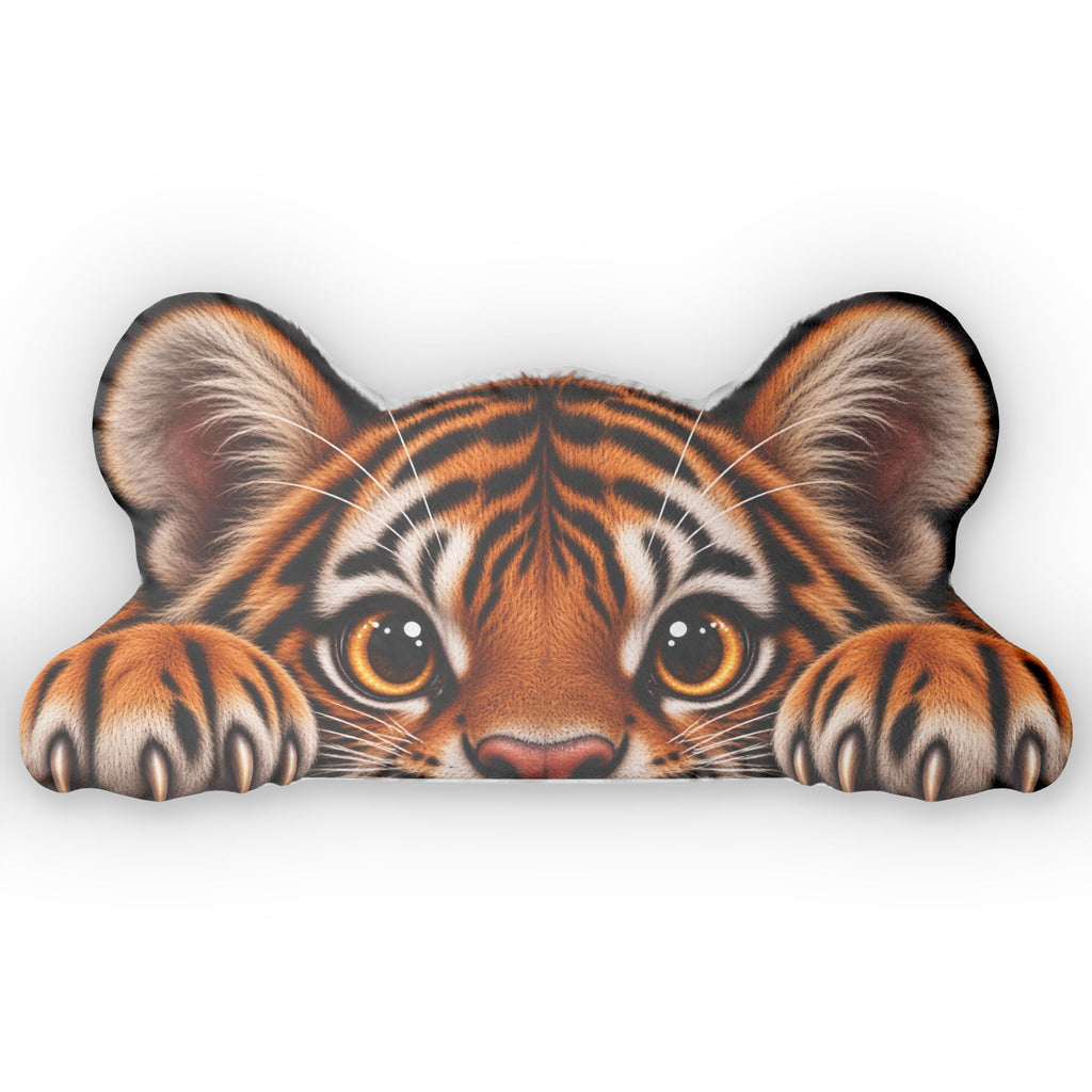 Tiger Cub Shaped Pillow — Cute Animal Decorative Throw Pillow for Kids' Rooms & Nursery