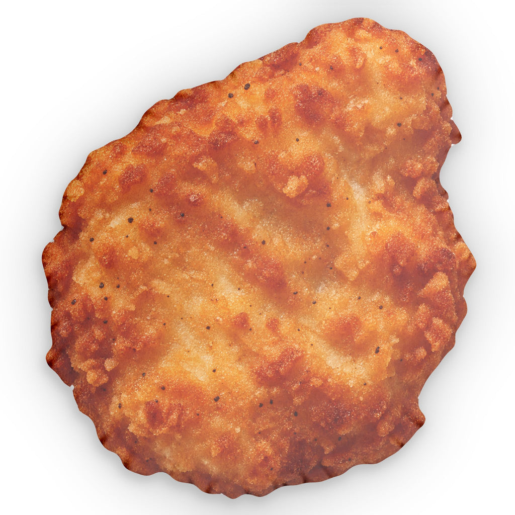 Fried Chicken Nugget Shaped Pillow — Novelty Food Throw Pillow