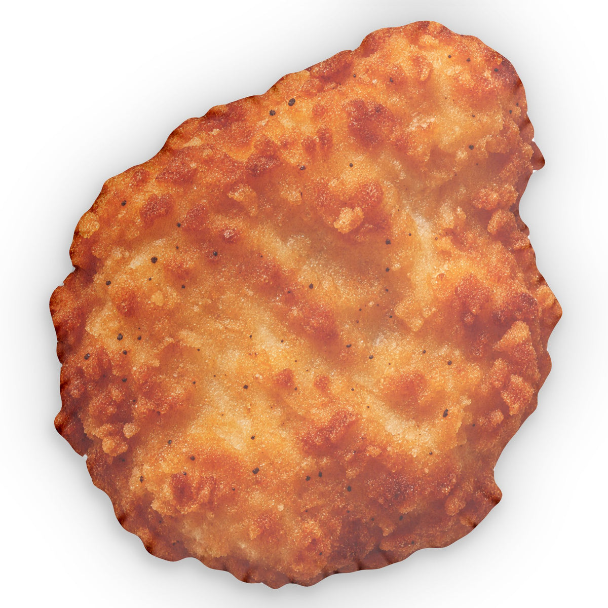 Fried Chicken Nugget Shaped Pillow — Novelty Food Throw Pillow