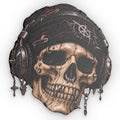The Deadbeat Pillow — Gothic Skull Decorative Throw Pillow