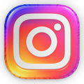 Instagram Logo Shaped Pillow — Custom Social Media Icon Cushion
