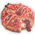 Strawberry Crunch Donut-Shaped Strawberry Crumble Pillow