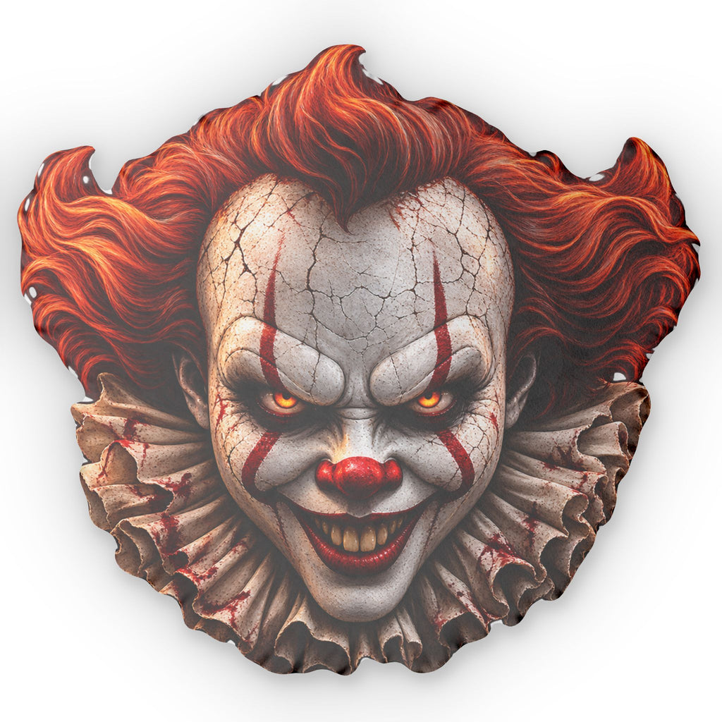 PennyWise Pillow — Spooky Halloween Decorative Cushion