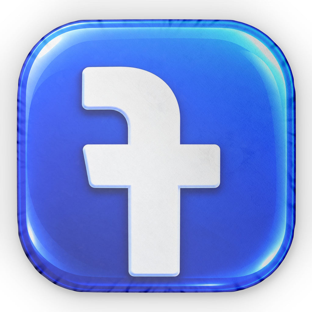 Facebook Logo Custom Shaped Pillow — Personalized Social Media Icon Cushion