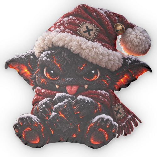 Christmas Goblin Pillow — Custom Shaped Decorative Throw
