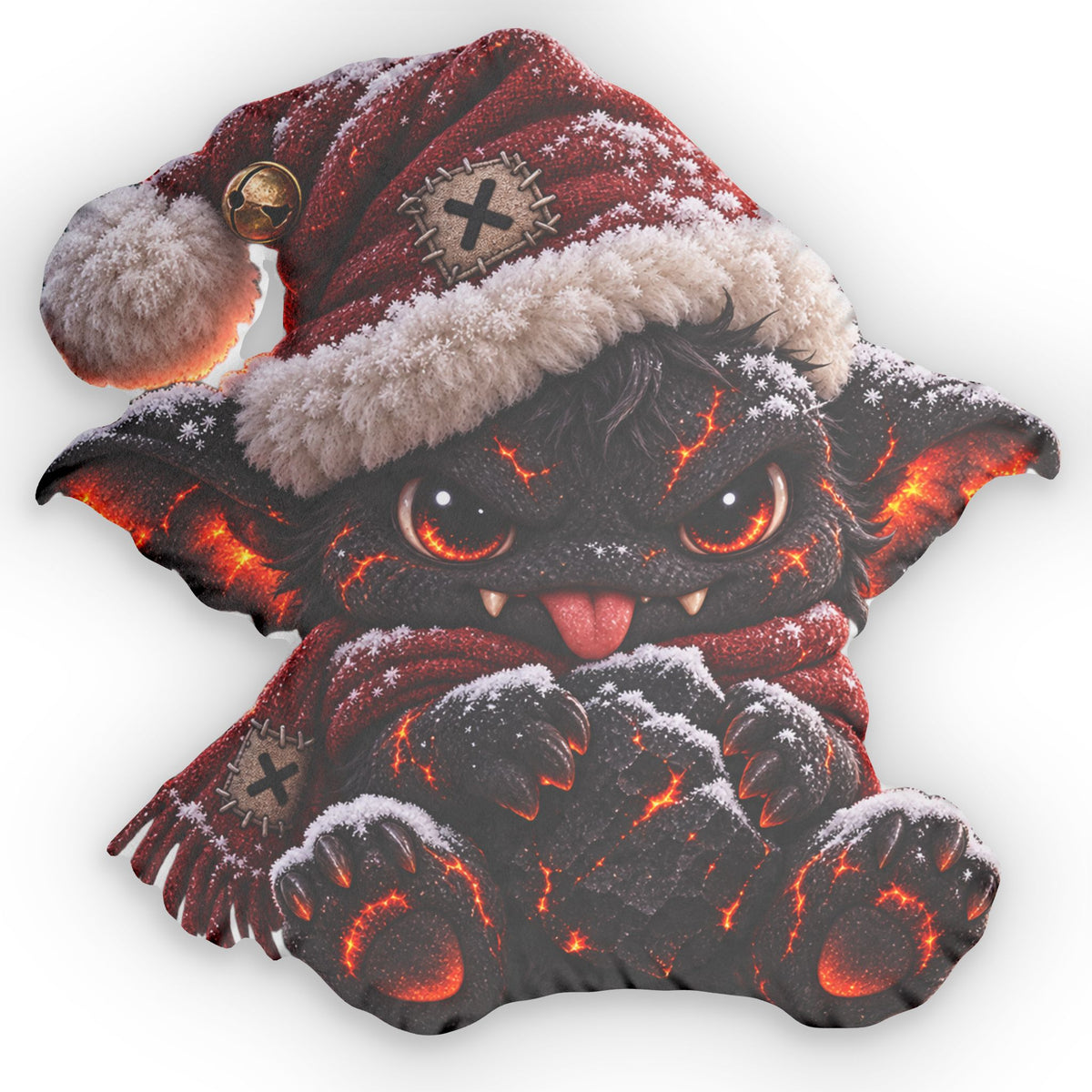 Christmas Goblin Pillow — Custom Shaped Decorative Throw