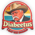 Diabeetus Retro Cowboy Custom Shaped Pillow