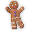 Gingerbread Man Shaped Pillow – Cozy Holiday Cookie Plush