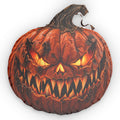 Scary Jack-O'-Lantern Pumpkin Pillow — Halloween Decor