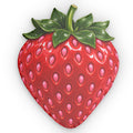 Strawberry-Shaped Decorative Pillow — Cute Fruit Cushio n for Kids & Kitchen Decor