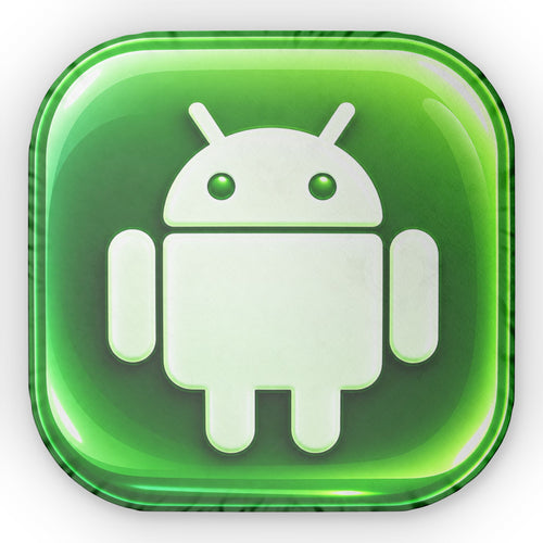 Android Logo Shaped Pillow — Green Tech Icon Throw Pillow