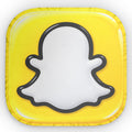 Snapchat Ghost Shaped Pillow — Custom Social Media Icon Cushion