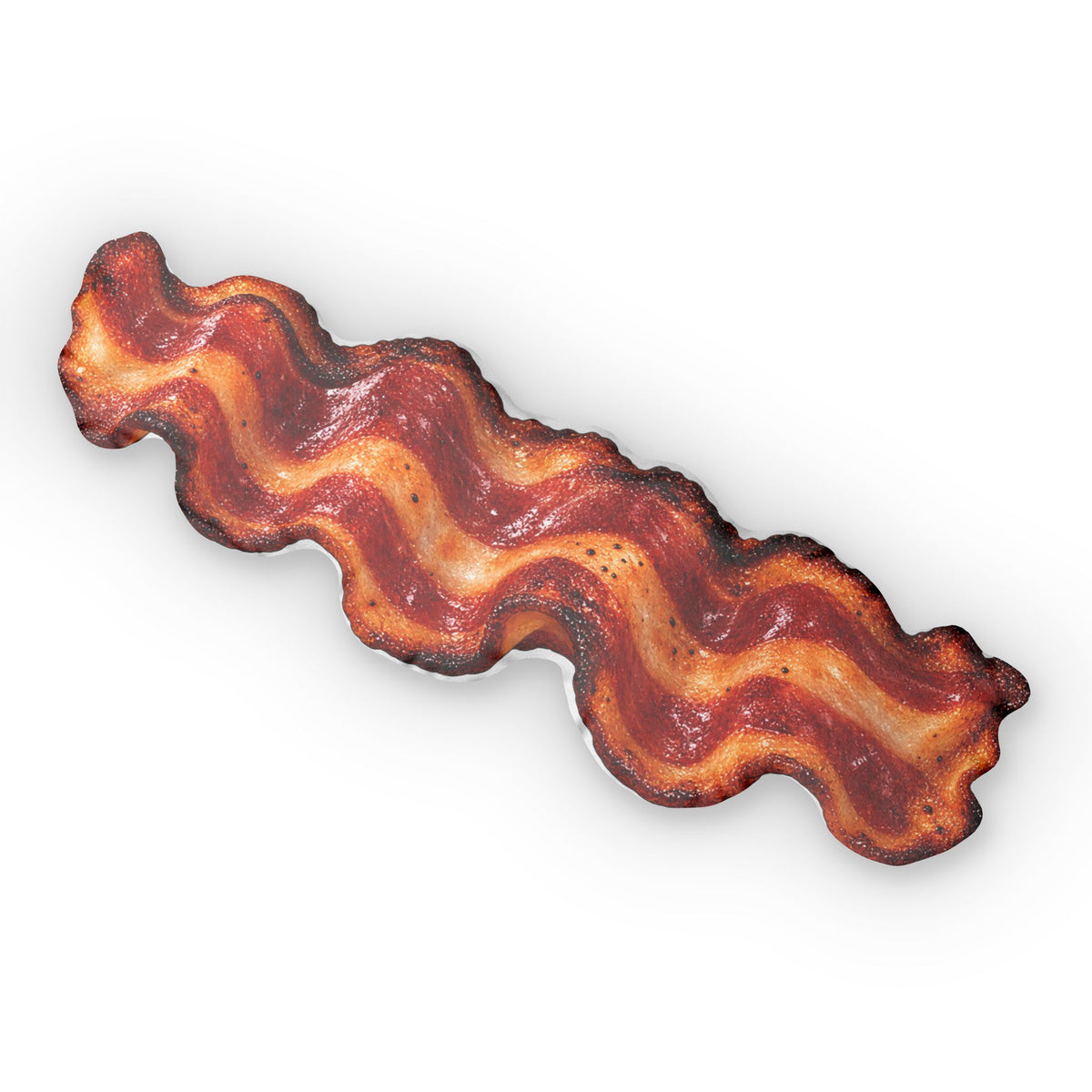 Realistic Bacon Strip Pillow custom shaped pillow | food decor