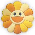 Smiling Sunflower Shaped Pillow — Cute Yellow Flower Cushion