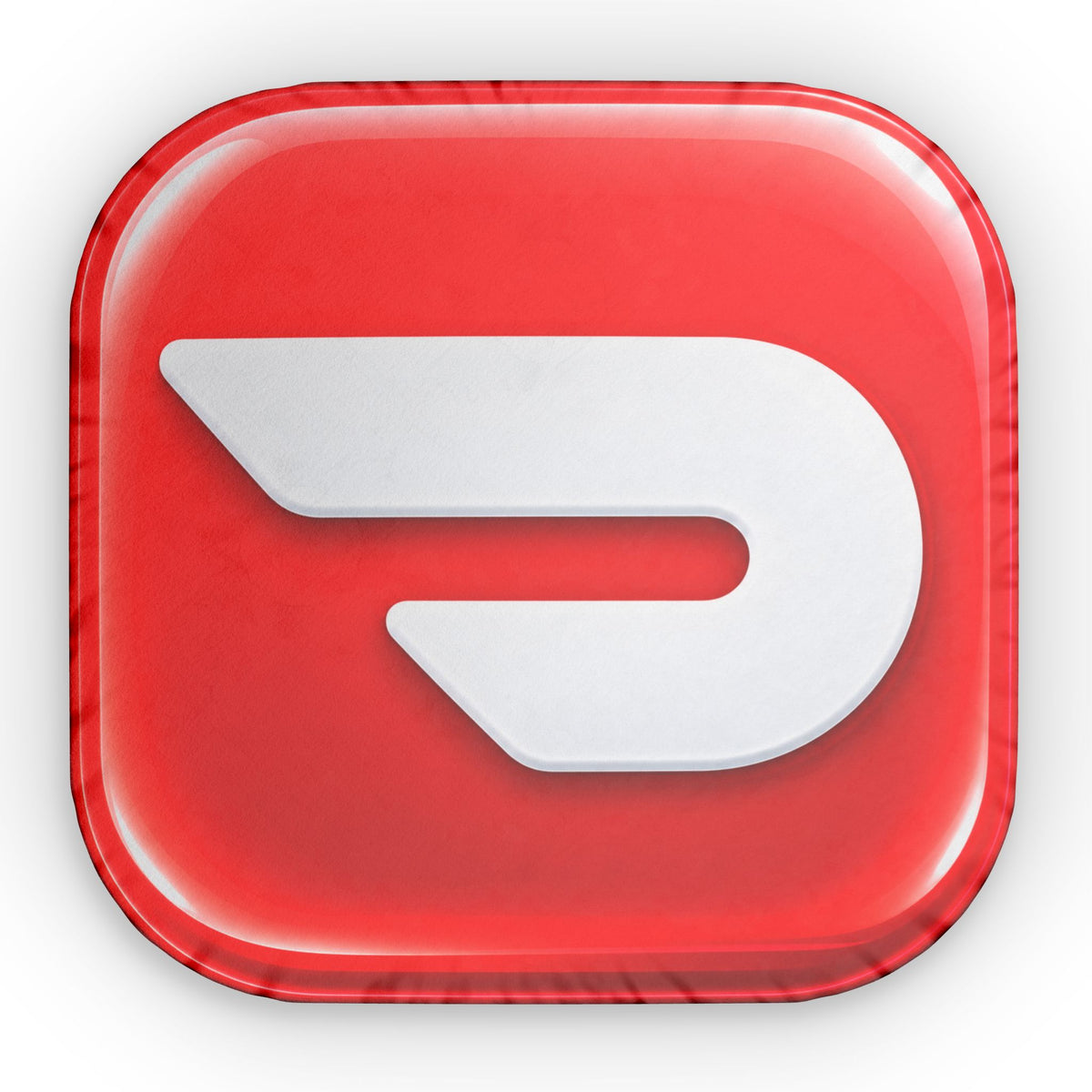 Custom Shaped Pillow — Red Logo Accent Pillow